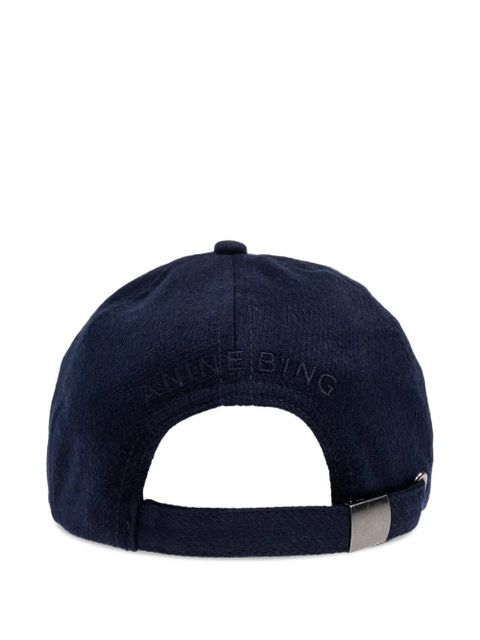 ANINE BING logo-detail baseball cap - Blue - zdjęcie produktu nr 2