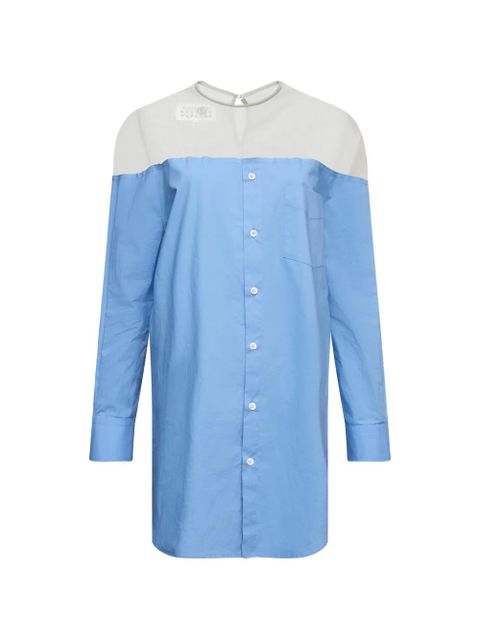 MM6 Maison Margiela panel shirt - Blue - zdjęcie produktu nr 1