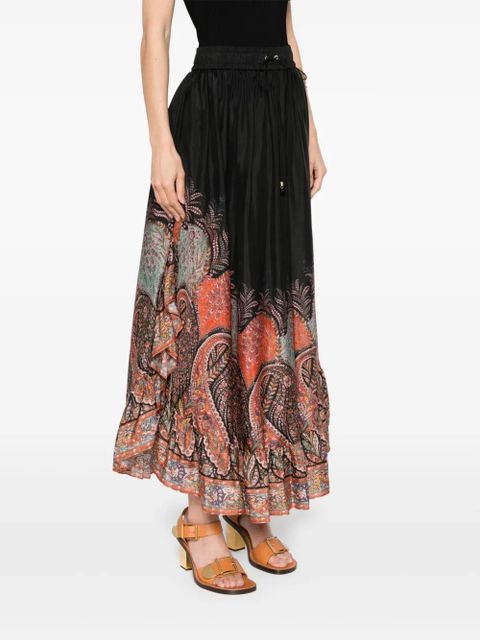 ZIMMERMANN Rhiannon maxi skirt - Black - zdjęcie produktu nr 2