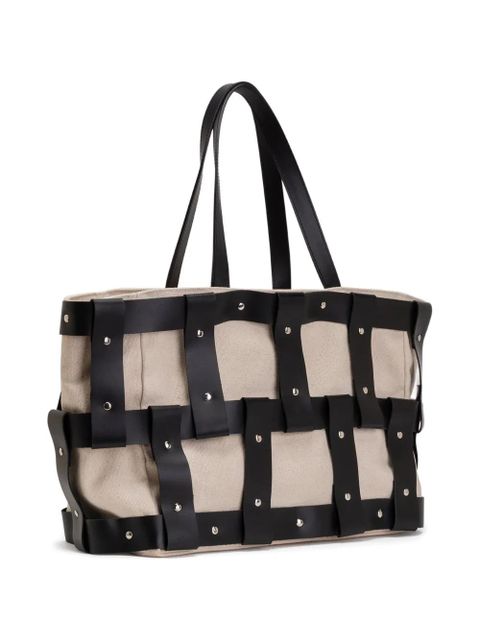 Gimaguas studded caged tote bag - Black - zdjęcie produktu nr 2