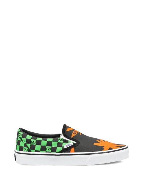 Valentino Garavani x Vans Classic checkered palm sneakers - Black - zdjęcie produktu nr 1