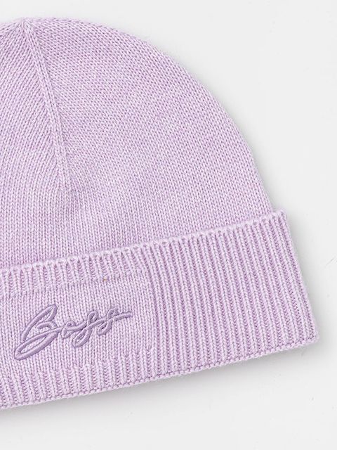 BOSS czapka kolor fioletowy 50558673 - zdjęcie produktu nr 2