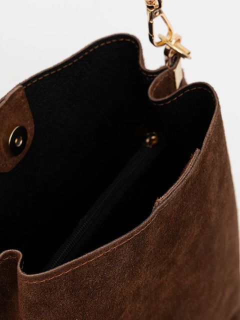 Answear.LAB torebka zamszowa