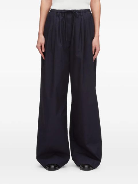 3.1 Phillip Lim drawstring wide-leg trousers - Blue