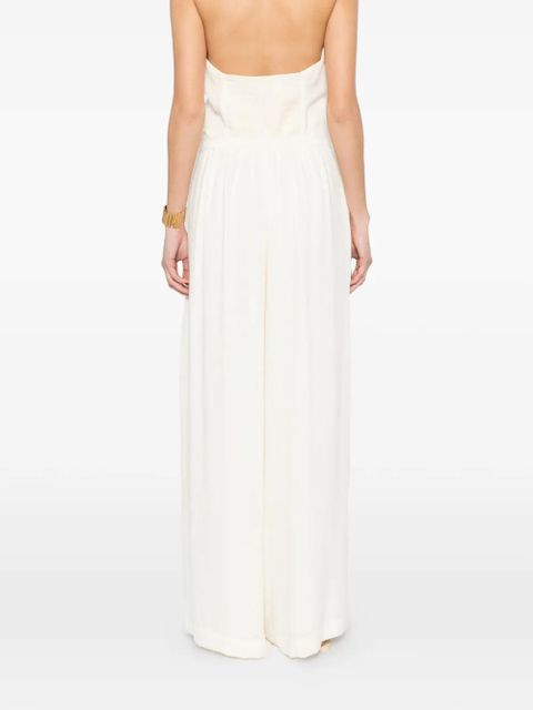 Eleh button pleated tailored trousers - Neutrals