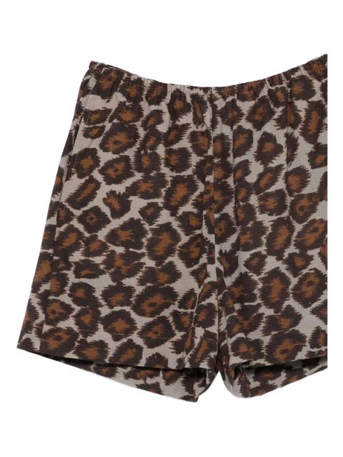 Nanushka animal-print shorts - Brown