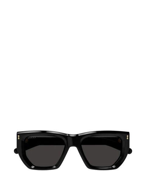 Gucci Eyewear geometric-frame sunglasses - Black - zdjęcie produktu nr 1