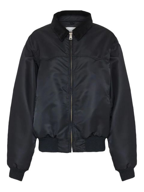 Maison Margiela corduroy-collar bomber jacket - Black - zdjęcie produktu nr 1