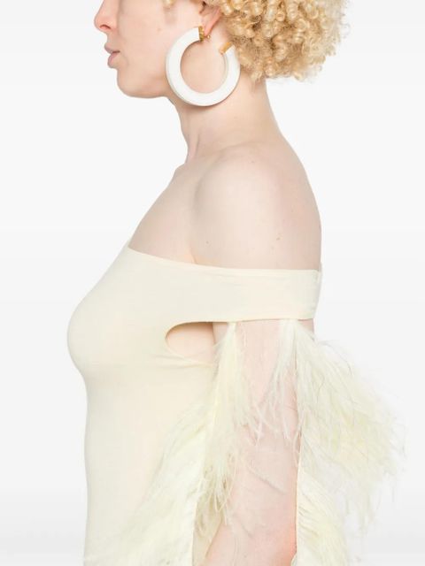 MANURÍ Paulina maxi dress - Yellow