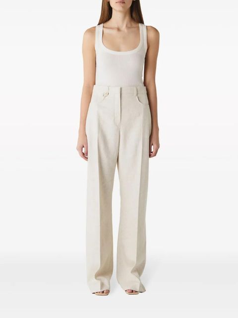 Jacquemus Sauge flared trousers - Neutrals - zdjęcie produktu nr 2