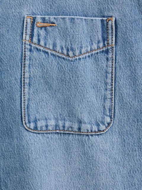 Tommy Jeans koszula jeansowa damska kolor niebieski relaxed z kołnierzykiem klasycznym DW0DW20365