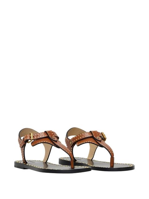 ISABEL MARANT buckle studded sandals - Brown - zdjęcie produktu nr 2