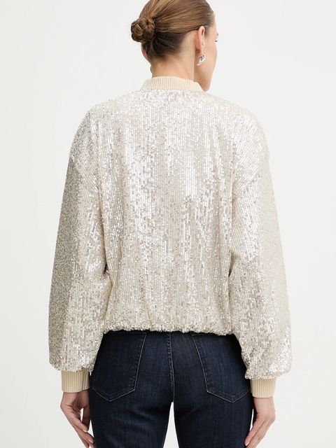 BOSS Orange marynarka kolor beżowy jednorzędowa 50548336