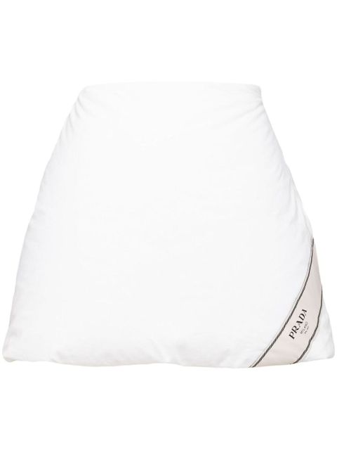 Prada padded cotton miniskirt - White - zdjęcie produktu nr 1