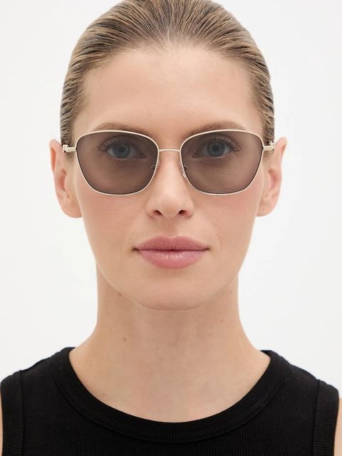 Emporio Armani okulary przeciwsłoneczne damskie kolor złoty 0EA2170