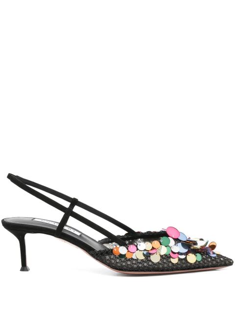 Aquazzura 50mm Can Can pumps - Black - zdjęcie produktu nr 1