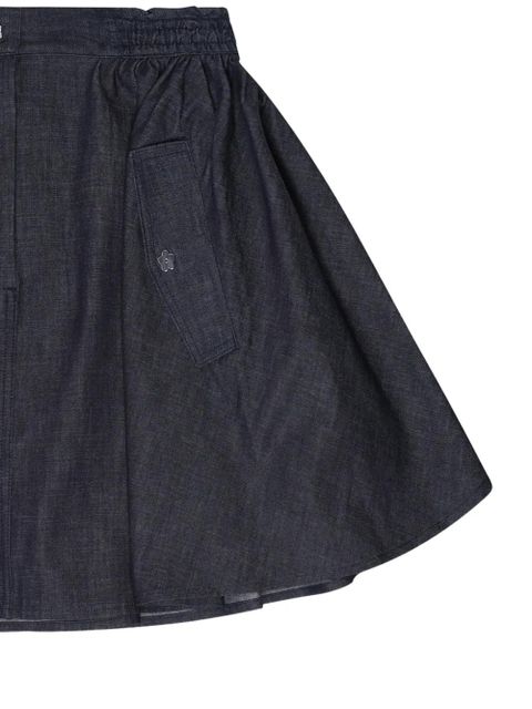 Cecilie Bahnsen flower-button flared skirt - Blue - zdjęcie produktu nr 2