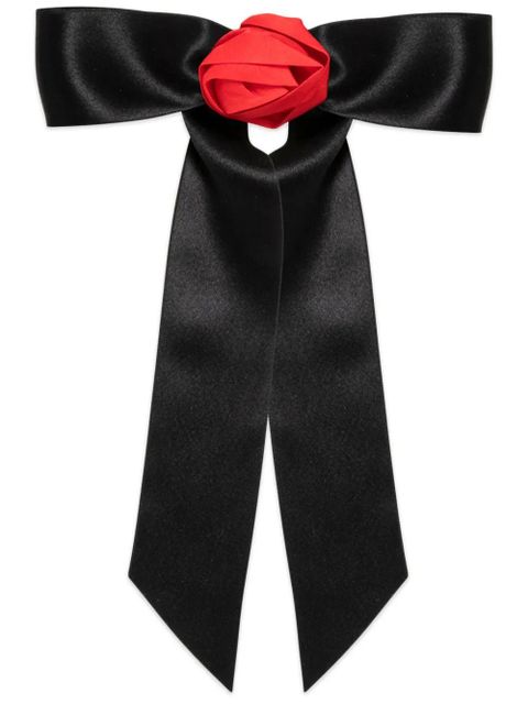 Jennifer Behr Rosette hair clip - Black - zdjęcie produktu nr 1