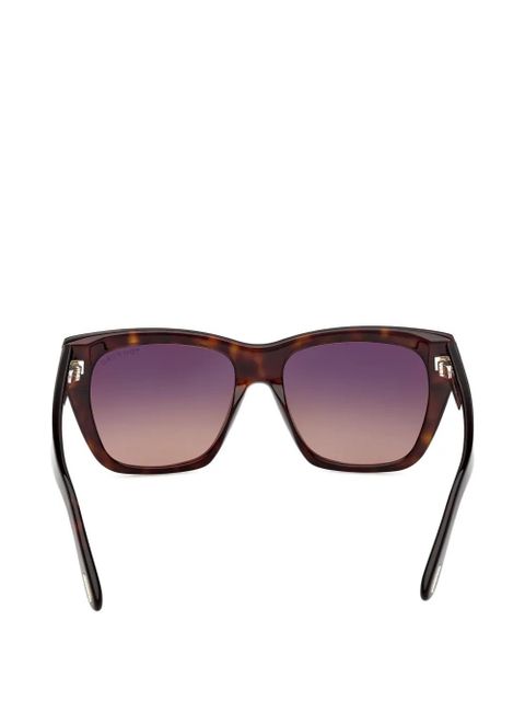 TOM FORD Eyewear square frame sunglasses - Brown