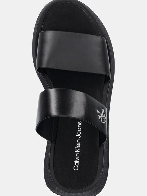 Calvin Klein Jeans klapki SANDAL SLIDE DOUBLE STRAP