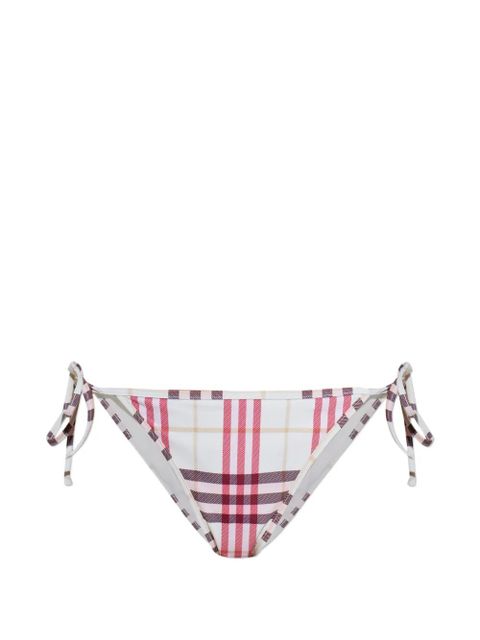 Burberry plaid tie side bottoms - White - zdjęcie produktu nr 1