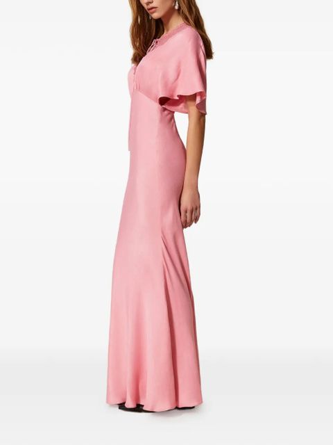 TWINSET short-sleeve maxi dress - Pink
