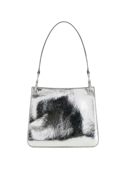Jil Sander Otto metallic leather tote bag - Silver - zdjęcie produktu nr 2