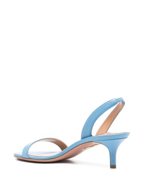 Aquazzura So Nude 50mm leather sandals - Blue