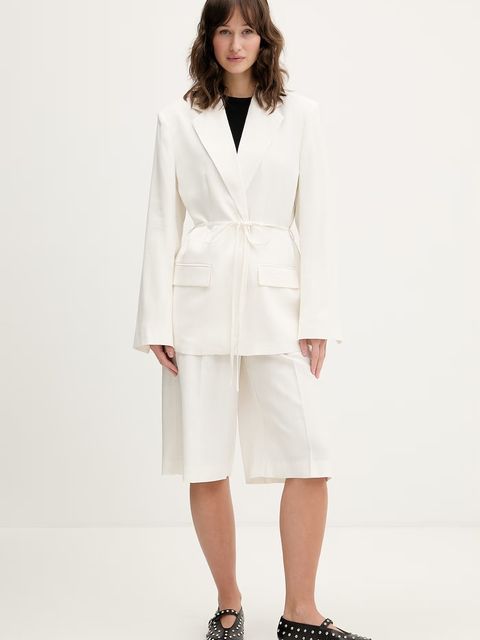 Karl Lagerfeld Jeans szorty z domieszką lnu - zdjęcie produktu nr 1