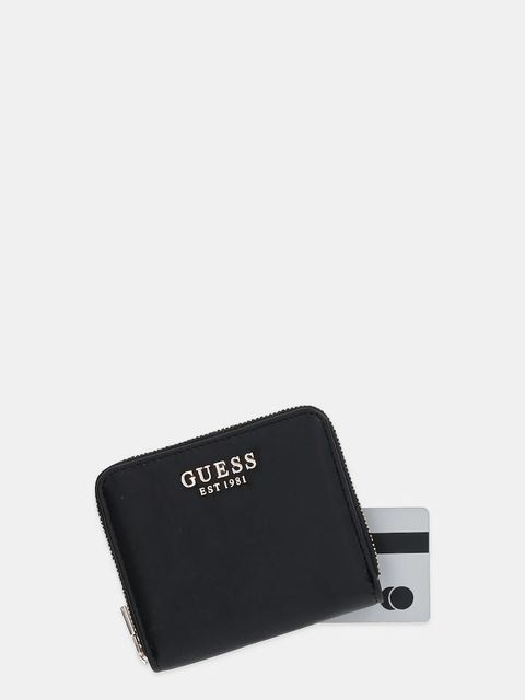 Guess portfel TALENT damski kolor czarny SWNG96 69137