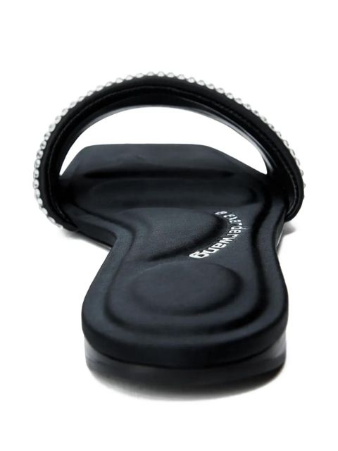Alexander Wang rhinestone-embellished sandals - Black
