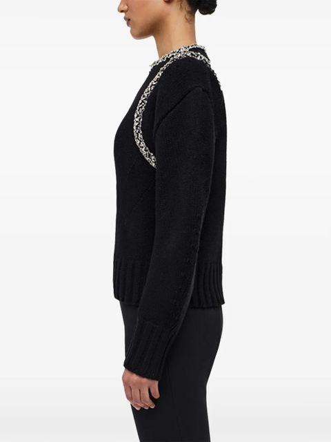 Simkhai Monroe embellished sweater - Black