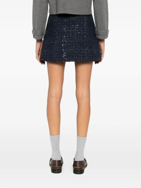 Maje sequin-embellishment short shorts - Black