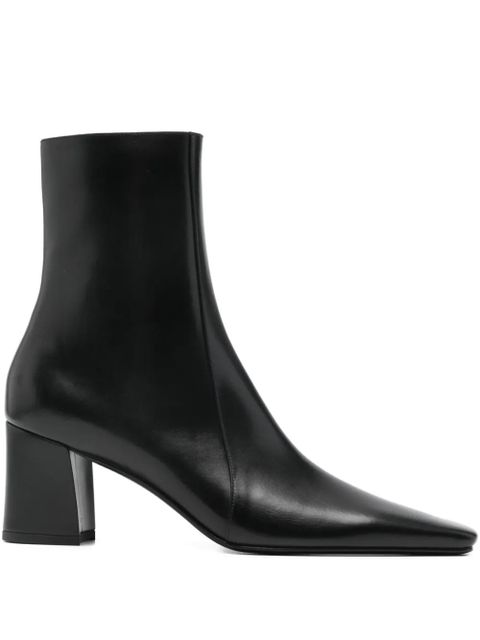 Saint Laurent square-toe block-heel boot - Black - zdjęcie produktu nr 1