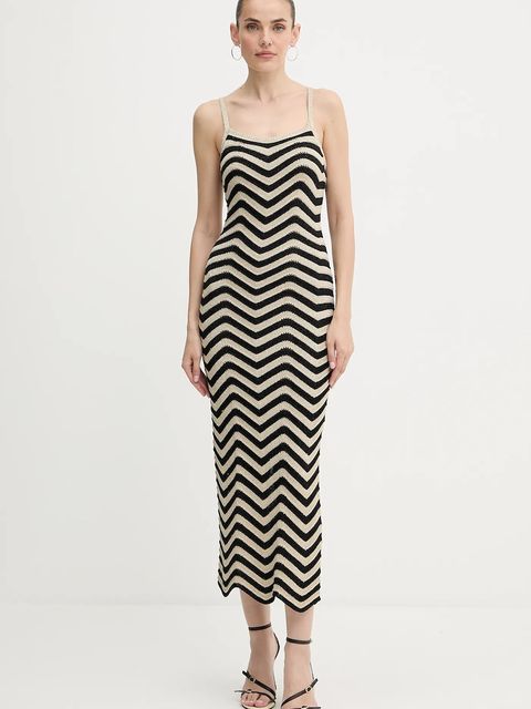 Guess sukienka VERA kolor czarny maxi dopasowana W5YK0V Z0192 - zdjęcie produktu nr 1