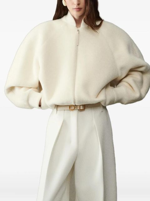 Jacquemus The Regalo circle-buckle leather belt - White