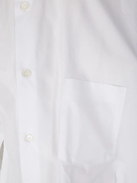 Comme Des Garçons asymmetric pocketed shirt - White - zdjęcie produktu nr 2