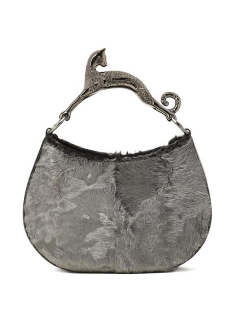 Lanvin Animal Hardware Fur Tote Bag - Grey - zdjęcie produktu nr 1