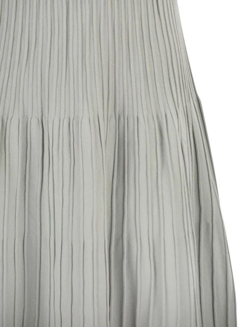 Max Mara ribbed round-neck midi dress - Green