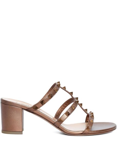 Valentino Garavani 60mm Rockstud sandals - Neutrals - zdjęcie produktu nr 1