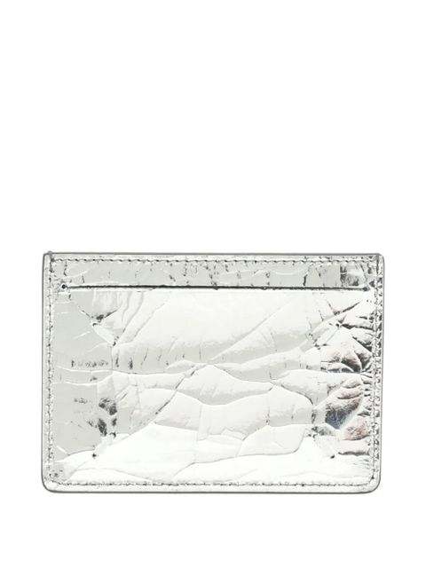 Maison Margiela textured card holder - Silver - zdjęcie produktu nr 2