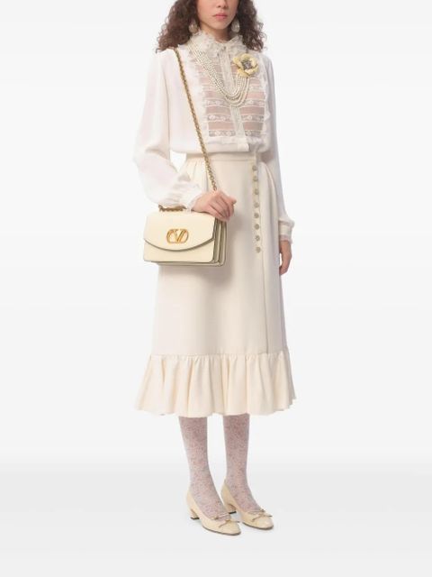 Valentino Garavani crepe midi skirt - Neutrals