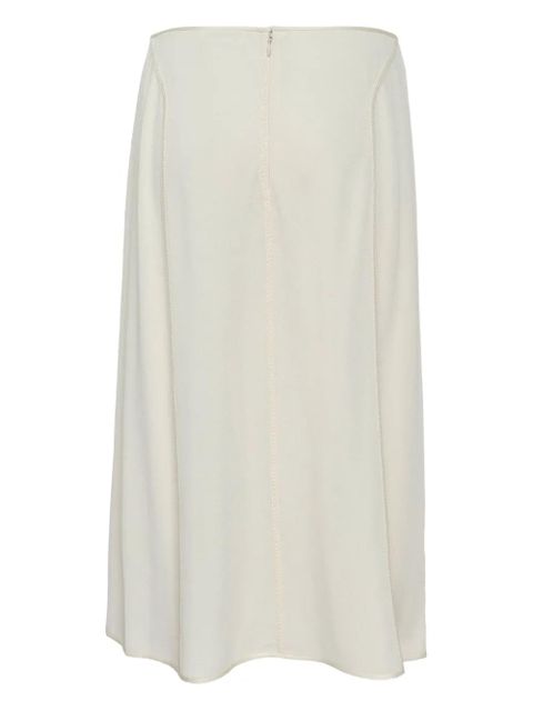 Jil Sander crepe fluid midi skirt - Neutrals - zdjęcie produktu nr 2