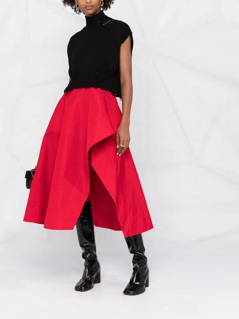 Marni distressed cropped vest - Black - zdjęcie produktu nr 2