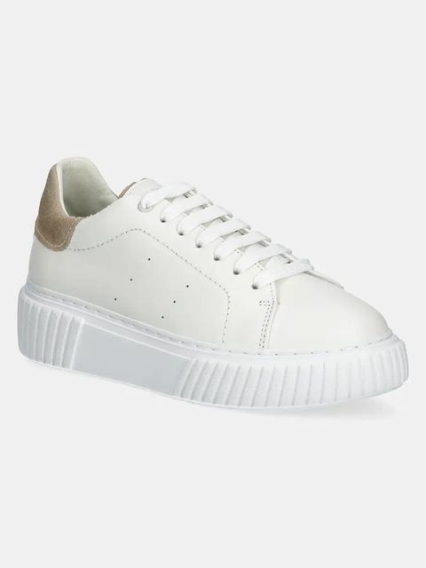 Marc O'Polo sneakersy skórzane SVEA damskie kolor beżowy 50117733501170 - zdjęcie produktu nr 1