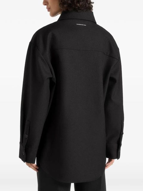 Manière De Voir Joy front-pockets shirt - Black