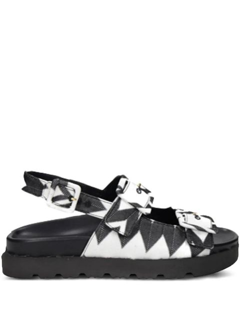 Missoni zigzag buckle sandals - Black - zdjęcie produktu nr 1