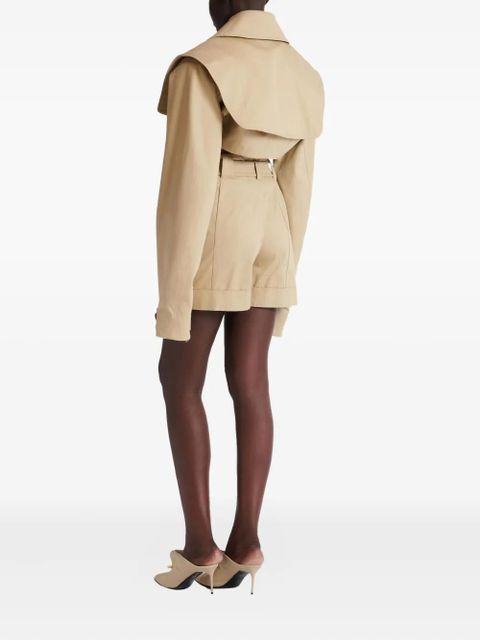 Balmain gabardine zip jacket - Neutrals