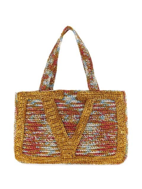 Valentino Garavani large Viva Superstar tote bag - Yellow - zdjęcie produktu nr 1