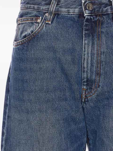 TOTEME twisted patch logo jeans - Blue - zdjęcie produktu nr 2